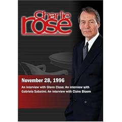 Charlie Rose with Glenn Close; Gabriela Sabatini; Claire Bloom (November 28, 1996)