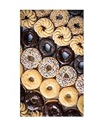 Huella deco Alfombra de Vinilo (Beige/Negro)