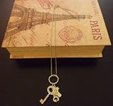 Dolce Gabana with Diamonds Key Silver Plated Necklace