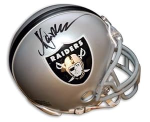 Autographed Marcus Allen Raiders Mini Helmet