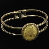Oregon Ducks Ladies Vintage Antique Brass Bracelet