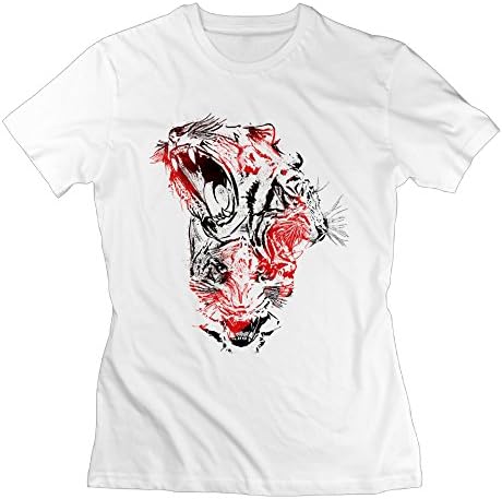 Design T Shirt Womens Tigers Soul Howl Leisure T Shirt