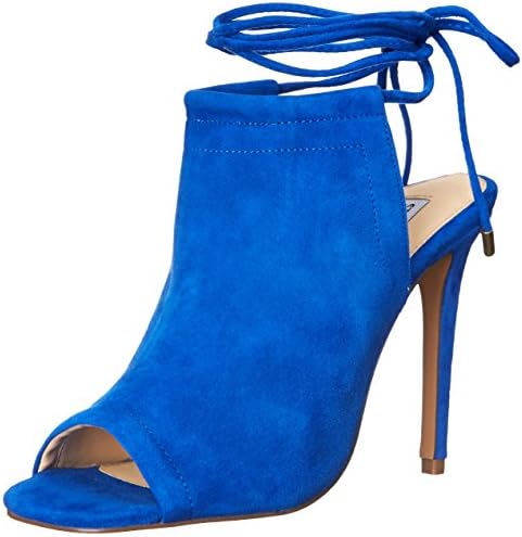 Steve Madden Women's Sophie Dress Sandal, Blue Suede, 6 M US