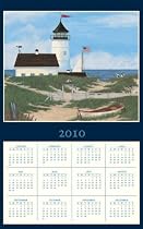 Lighthouse - Towel 2010 Linen Towel Calendar