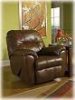 Rossano Brown Rocker Recliner By Ashley Furniture