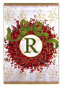 Berry Wreath Garden Flag - R