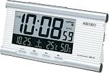 SEIKO CLOCK (セイコークロック) 目覚し時計 デジタル 電波時計 ツイン・パ 温度表示 湿度表示 常時点灯 SQ659W