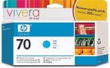 HP Original No.70 Cyan Ink Cart 130ml
