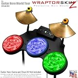 Tie Dye Pastel Colors Skin by WraptorSkinz fits Guitar Hero 4 World Tour Drum Set for Nintendo Wii,