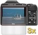 3x Nikon COOLPIX L820 Digital Camera Premium Clear LCD Screen Protector Cover Guard Shield Film Kits, Exact fit, NO CUTTING (3 pieces by GUARMOR)