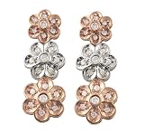1/2 ct. tw. Diamond Flower Drop Earrings