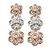 1/2 ct. tw. Diamond Flower Drop Earrings