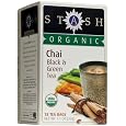 Compare Prices of Stash Premium Organic Chai Black & Green Tea, Tea Bags, 18-Count Boxes (Pack of 6)