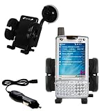 HP iPAQ h6340 / h 6340 Flexible Auto Windshield Holder with Car Charger - Uses Gomadic TipExchange