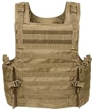Voodoo Tactical 20-8399 Armor Plate Carrier Vest with MOLLE Webbing - Tan