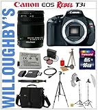 Canon EOS Rebel T3i 18 MP CMOS Digital SLR Camera Body + Sigma 18-250mm f/3 ....