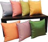 Thai Pastel Silk Throw Pillow, 16