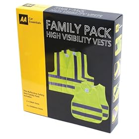 AA High Visibility Vest - Family Pack