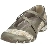Skechers Womens Active Bikers - Sunkissed Silver Gold Leather 4 UK Regular