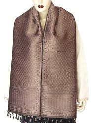 Jacquard Silk Scarves and Shawls for Women in Vogue India Fashion