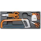 51CUPjmUVSL. SL160  Beta 2424 T2855 10 Piece Hacksaw and Scissor Assortment Set in Thermoformed Tray