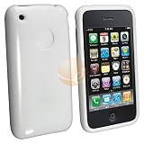 TPU Rubber Skin Case for Apple iPhone 3G / 3GS, White