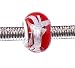 Pandora Style Charm Bead (Z45) Murano Style / Lampwork Glass (14mm x 10mm) (fits Troll too)