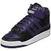 adidas Originals Men's Forum Mid Fashion Sneaker,Black/Collegiate Purple/Running White,8.5 D