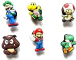 6 pcs Nintendo Super Mario Brothers S...