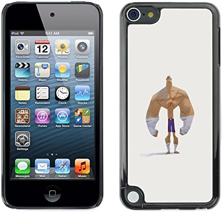 All Phone Most Case / Hard PC Metal piece Shell Slim Cover Protective Case for Apple iPod Touch 5 forearms bodybuilder funny man strong