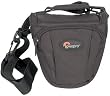 Lowepro Topload Zoom Mini Case For SLR and Short Zoom for Canon 550D, 500D, 1000D, Nikon D3000, Samsung NX10, PL1, Panasonic G2,  Sony Alpha A450 - Black Case