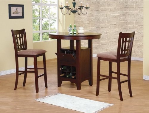 3PC Bar Table and Stools Set