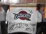 2006-07 Cleveland Cavaliers Team Signed Autographed Basketball HAT Comes with Coa From the Cleveland Cavaliers & Lebron James With Case