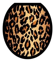 Toilet Tattoos TT-1000-R Leopard Design, Round