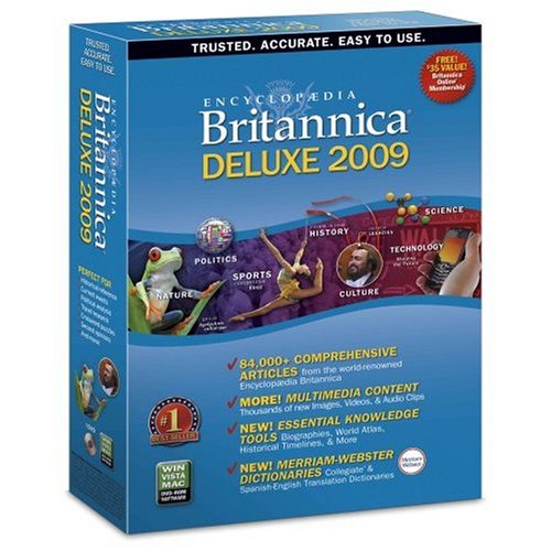 City Travel Guides Discounted  Software : Encyclopedia Britannica 2009 Deluxe