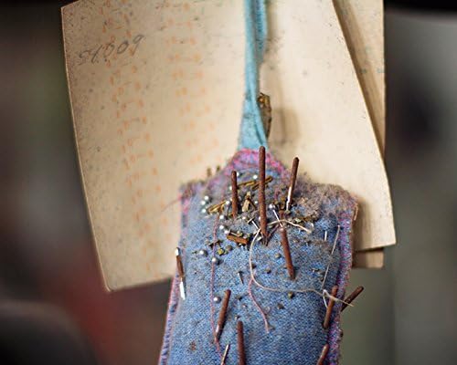 Urban Decay Abandoned Factory Fine Art Photography Print of Rusted Old Pins and Pin Cushion