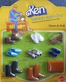 Barbie KEN Fashion Add Ons SHOES & STUFF (1980 Mattel Hawthorne)