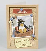 Chill Penguin Uncle Birthday Card