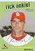2008 Topps Heritage # 324 Rick Ankiel / St. Louis Cardinals / MLB Baseball Trading Card in a Protective Screw Down Display Case