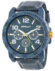 Sprout Unisex ST/7002GYGY Tyvek Grey Recycled Strap Multi-Function  Watch