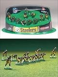 ** Opener...One Figure is loose inside factory sealed package ** Pittsburgh Steelers Offensive Team Set 2 Inch High Action Figures Roethlisberger Ward Holmes McFarlane