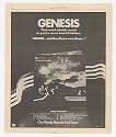 1978 Genesis and then there were three Album Promo Print Ad (14287)