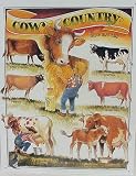 TIN Sign Sign Cow Country
