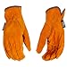 Black & Decker BD530L Premium Grain Cowhide Driver Work Gloves, Large