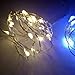 Starry Lights Mini Sets. 20 Warm White Micro LEDs on 6.5 Foot Silver Wire. Battery Powered With On/Off Switch