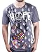 CHRISTIAN AUDIGIER Ed Hardy Hope Grenades Mens T-Shirt Gray Size L