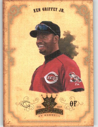 2004 Diamond Kings #95 Ken Griffey Jr - Cincinnati Reds (Baseball Cards)
