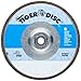 Weiler Tiger Abrasive Flap Disc, Type 29, Threaded Hole, Aluminum Backing, Zirconia Alumina