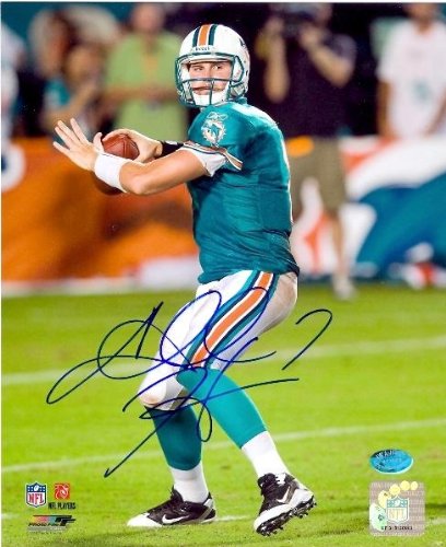 Chad Henne Autographed/Hand Signed 8x10 Photo (Miami Dolphins)