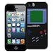 Game Boy Style Case for iPhone 5/5S - TPU Silicone Skin Cover (Black)